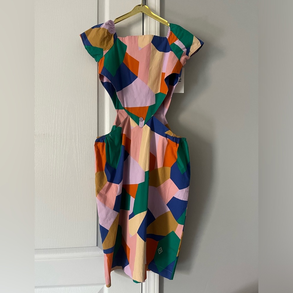 The Animals Observatory Colorful Geometric Dress NWT!